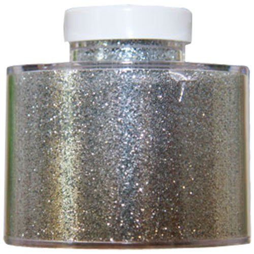 Large Silver Glitter Pots