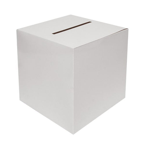 White Wedding Card Boxes 30cms x 30cms x 30cms