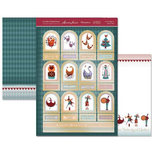 hunkydory adorable scorable luxury card collection stylish season a partridge in a pear tree