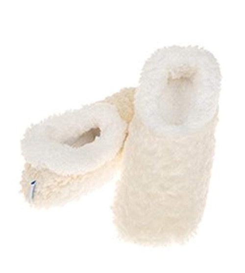 Ladies Super Soft Rose Textured Fur-Like Fabric Snoozies Slippers