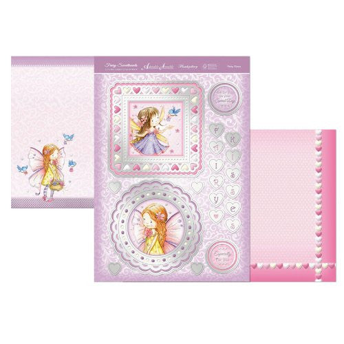 hunkydory adorable scorable fairy sweethearts luxury topper set fairy kisses