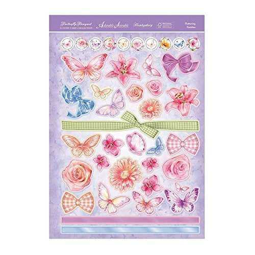 Butterfly Bouquet Topper Set - Fluttering Finishes - Hunkydory