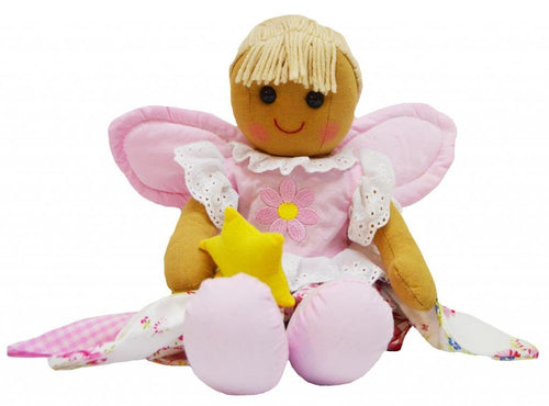 DF Soft Toys, A Beautiful Rag Doll in a cute Petal Dress with floral patterns, 40 cm high