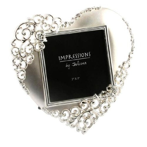 Wedding Gift See Through Scroll Heart Frame