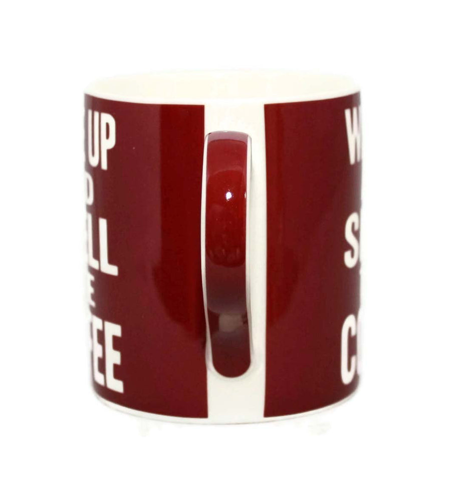 Wake Up And Smell The Coffee Words Of Wisdom Fine China Mug