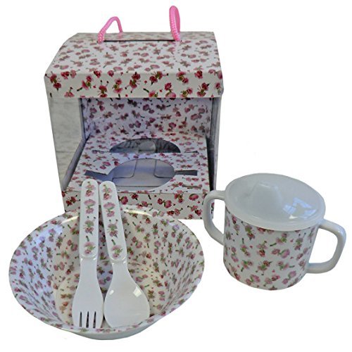 Garden Fairy Melamine Feeding Set by Powell Craft
