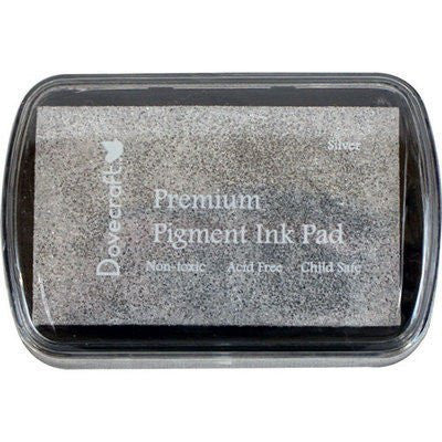 Dovecraft Pigment Ink Pads - Silver - Acid Free