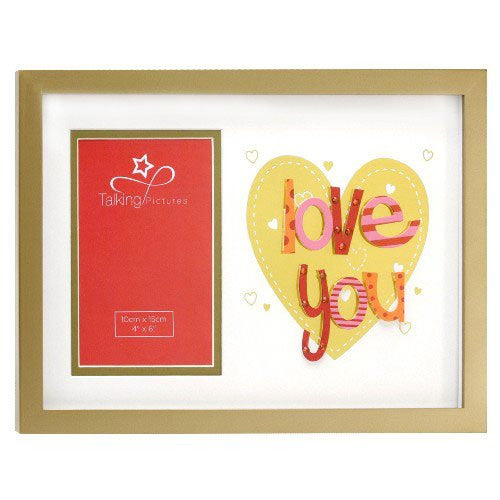 Wooden Love You Photo Frame, gift