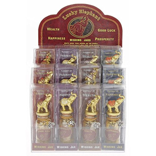 Good Luck Elephant Wish Jar  one supplied