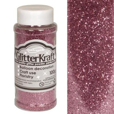 Balloon Decoration/ Craft Glitter - Glitter Kraft Pink Powder 100g