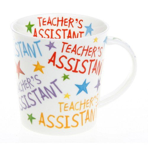 starburst fine china mug teachers assistant