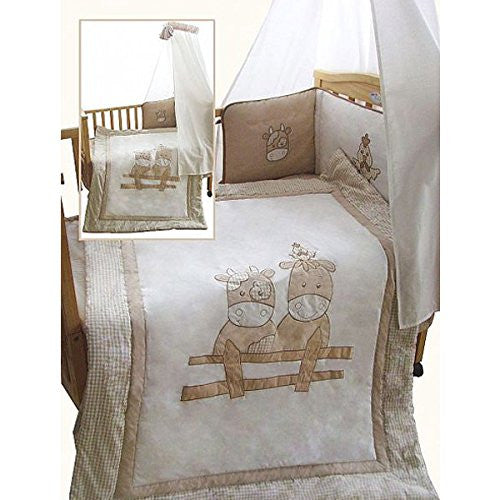 Snuggle Baby Cow 3 Piece 4 Tog Quilt Bedding Bale, Cot/Cot Bed