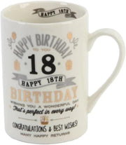 Signography Ceramic 18th Birthday Mug