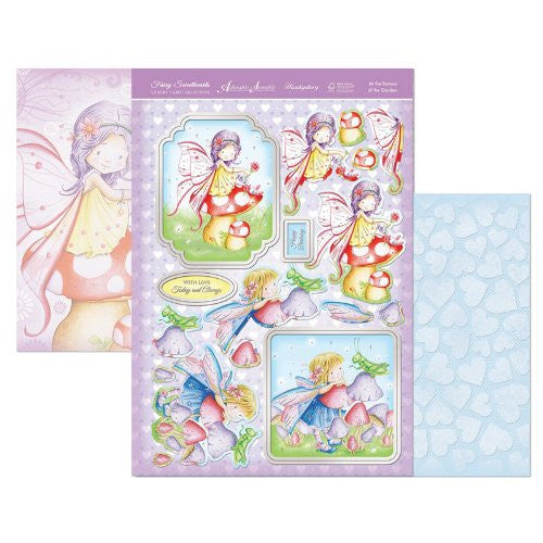 hunkydory adorable scorable fairy sweethearts luxury topper set fat the bottom of the garden