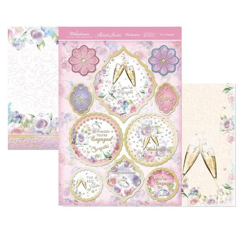 hunkydory adorable scorable luxury topper set milestones you re engaged