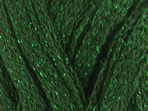 King Cole Krystal Glitter Scarf Yarn 100g - 604 Emerald