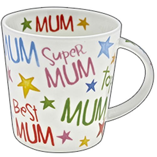 Super Mum Best Mum Special Mum Rainbow Mug in Gift Box