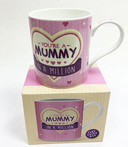 you're a mummy in a million    fine china  mug