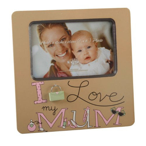 I Love My Mum Token Photo Frame, 6 x 4, gift