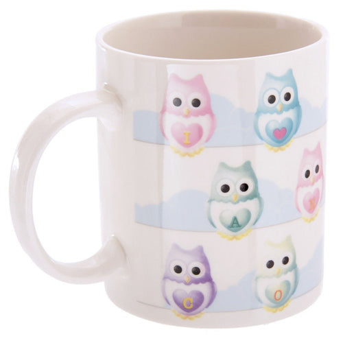 Ted Smith Owl Bone China Mug