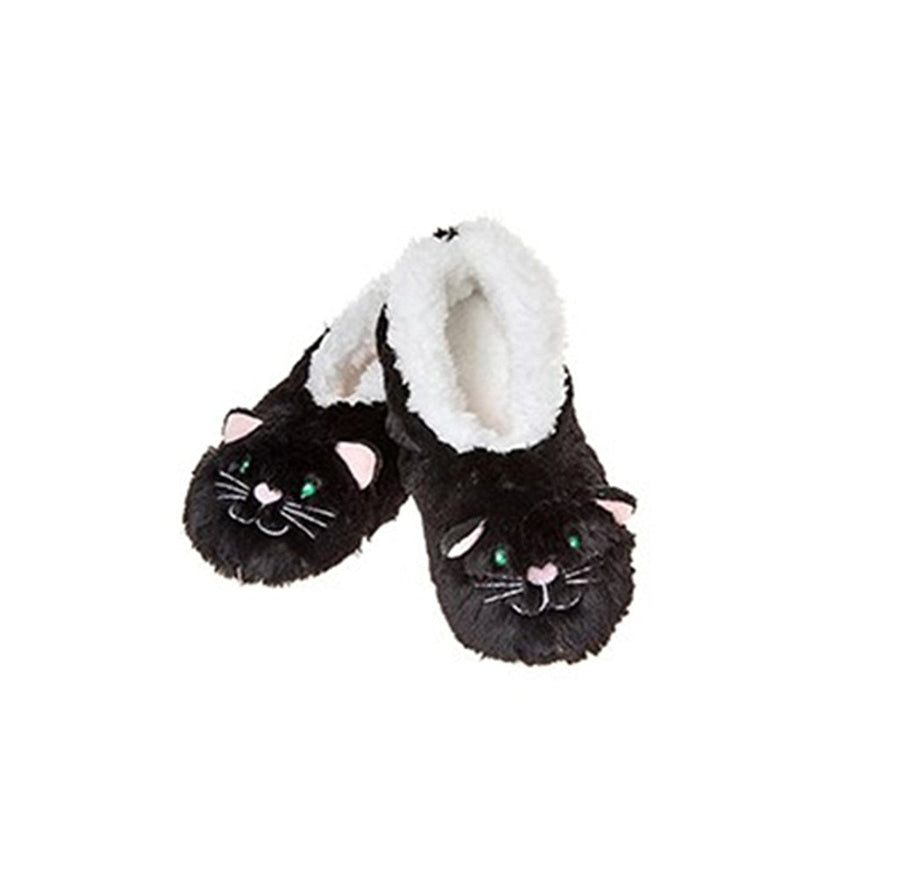 Childrens Animal Snoozies Soft Sherpa Fleece Fluffy Slippers