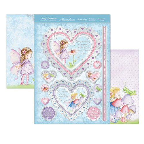 hunkydory adorable scorable fairy sweethearts luxury topper set shared with friends