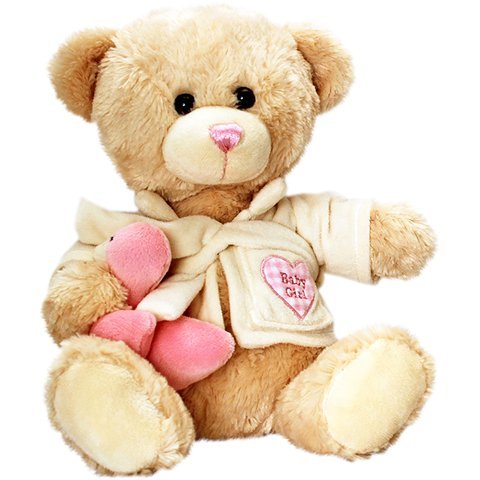 Keel Toys Cuddles Bathtime Bear Pink 25cm