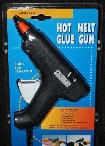 electric hot glue gun hobby craft florist adhesive with 2 glue sticks