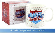 "Happy Birthday" Jumbo Ceramic Mug in presentation box   x  one