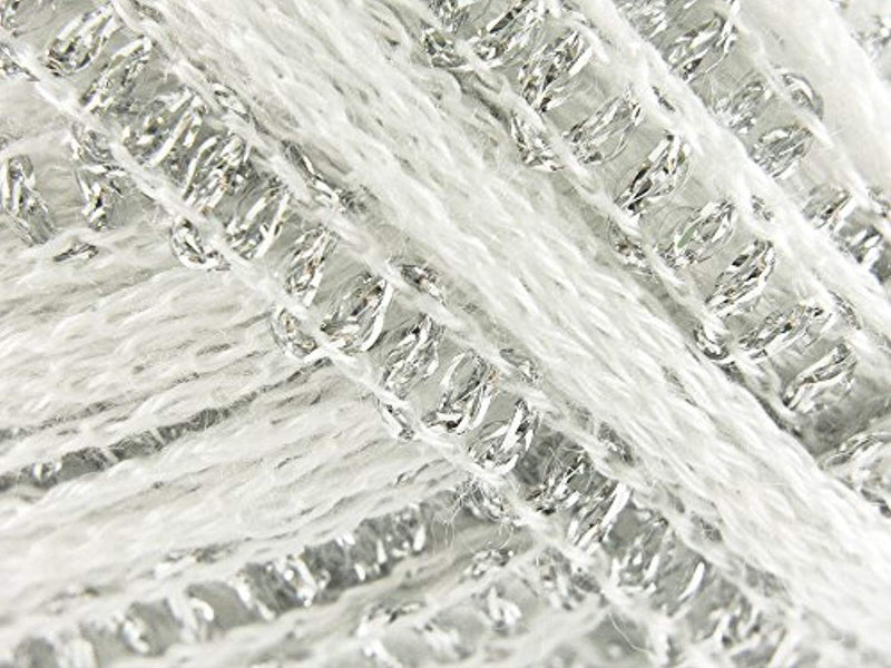 King Cole Krystal Glamour Scarf Yarn 100g - 450 White Ice