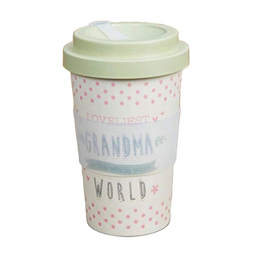 Love Life Bamboo travel mug 400 ml