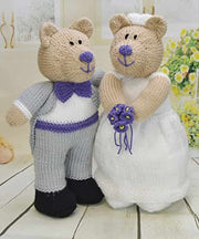 KNITTING PATTERN Bearly Wed Bride and Groom Wedding Pattern