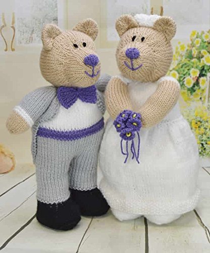 KNITTING PATTERN Bearly Wed Bride and Groom Wedding Pattern
