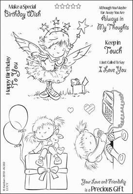 All About Her Clear Acrylic Stamps-Lucy