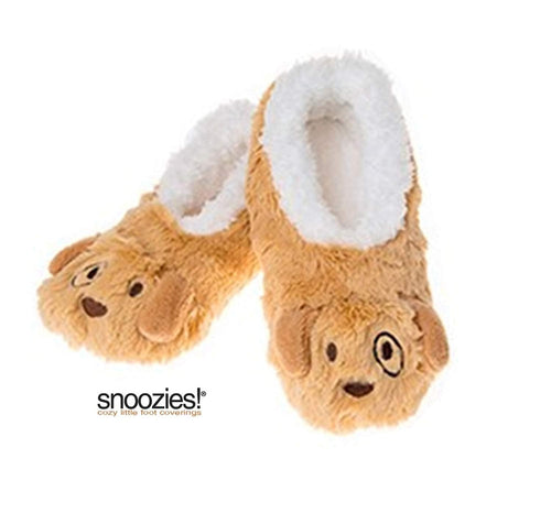 Snoozies Childrens Animal Soft Sherpa Fleece Fluffy Slippers