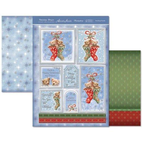 hunkydory adorable scorable luxury card collection snowy days stocking friends