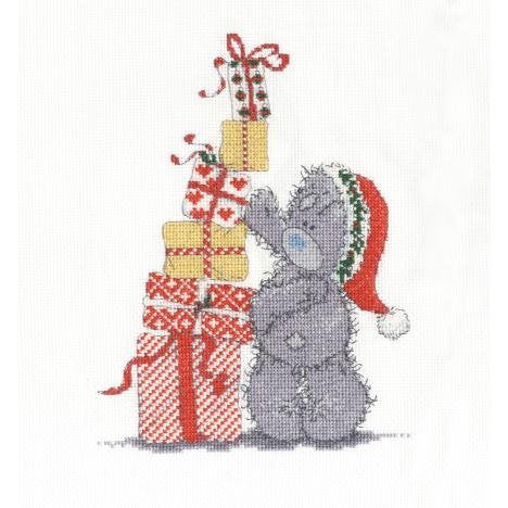DMC 14 Count Me to You "Christmas Presents" Cross Stitch Kit
