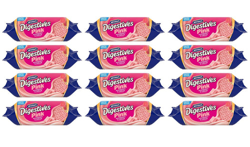 12 x Raspberry White Digestives - 232GM