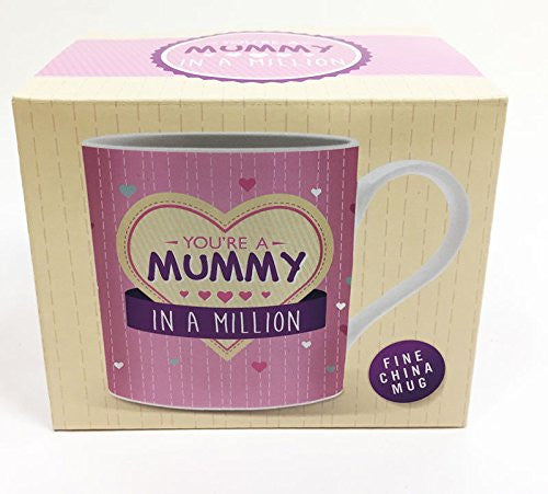 you're a mummy in a million    fine china  mug
