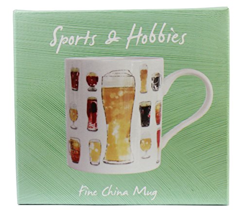 Julia Hook Beer and Drinks Design Fine China Mug