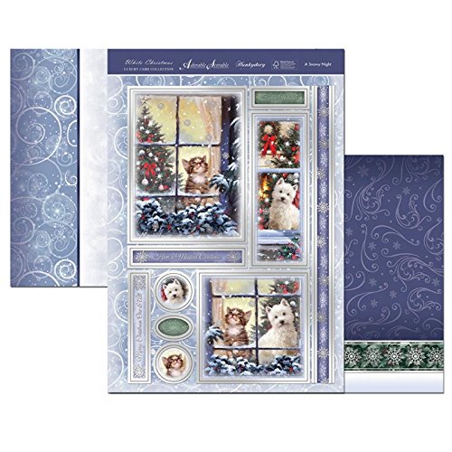 hunkydory adorable scorable white christmas a snowy night