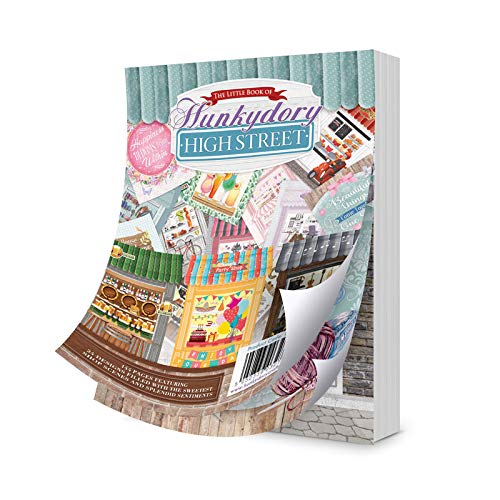 Hunkydory The Little Book Of A6 Paper Pad 144/Pkg-High Street, 24 Designs/6 Each