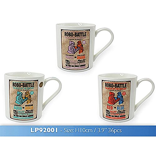 Retro Jumbo Mugs Robot War