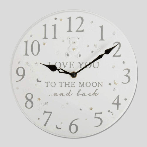 Widdop Bambino Love You To The Moon & Back Clock