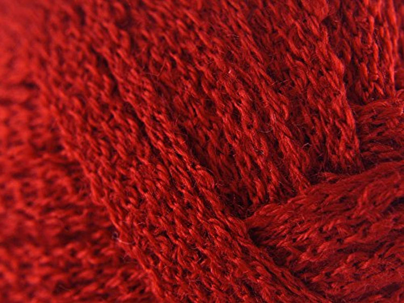 King Cole Krystal Scarf Yarn 100g Red 599 (with free scarf pattern)