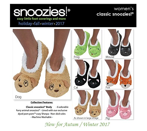 Childrens Animal Snoozies Soft Sherpa Fleece Fluffy Slippers