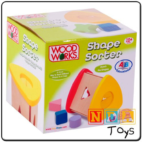 Wood Worx Wooden Shape Sorter
