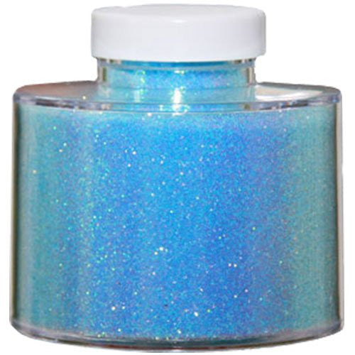 Large Baby Blue Glitter Pots