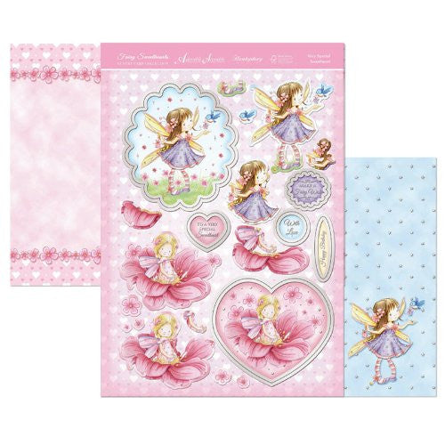 hunkydory adorable scorable fairy sweethearts luxury topper set very speial sweetheart