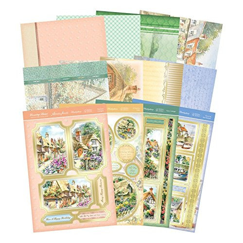 hunkydoryadorable scorable country lanes deluxe card kit